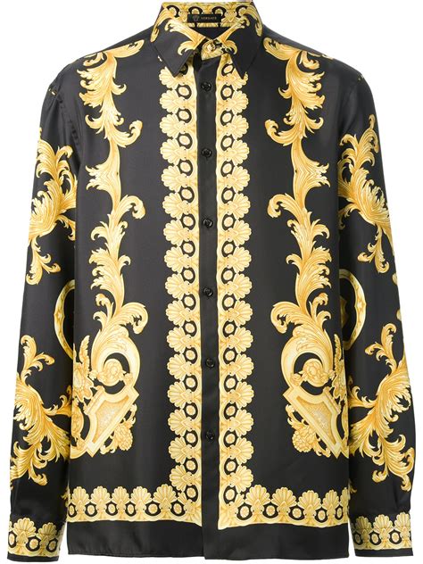 versace shirt men's uk.